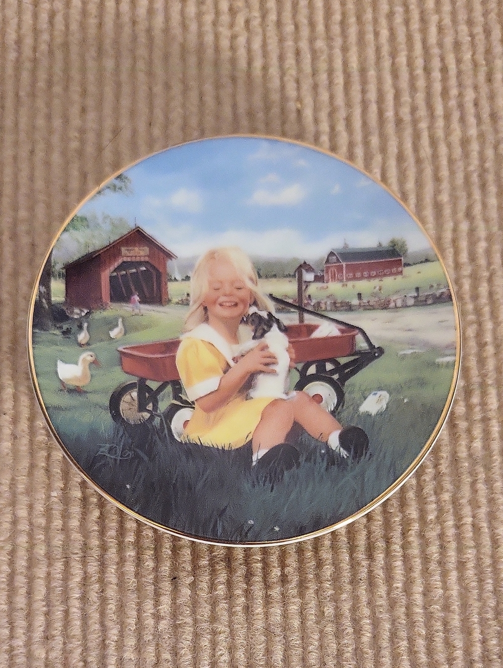 Zolan "Giggles and Wiggles" Collector Plate